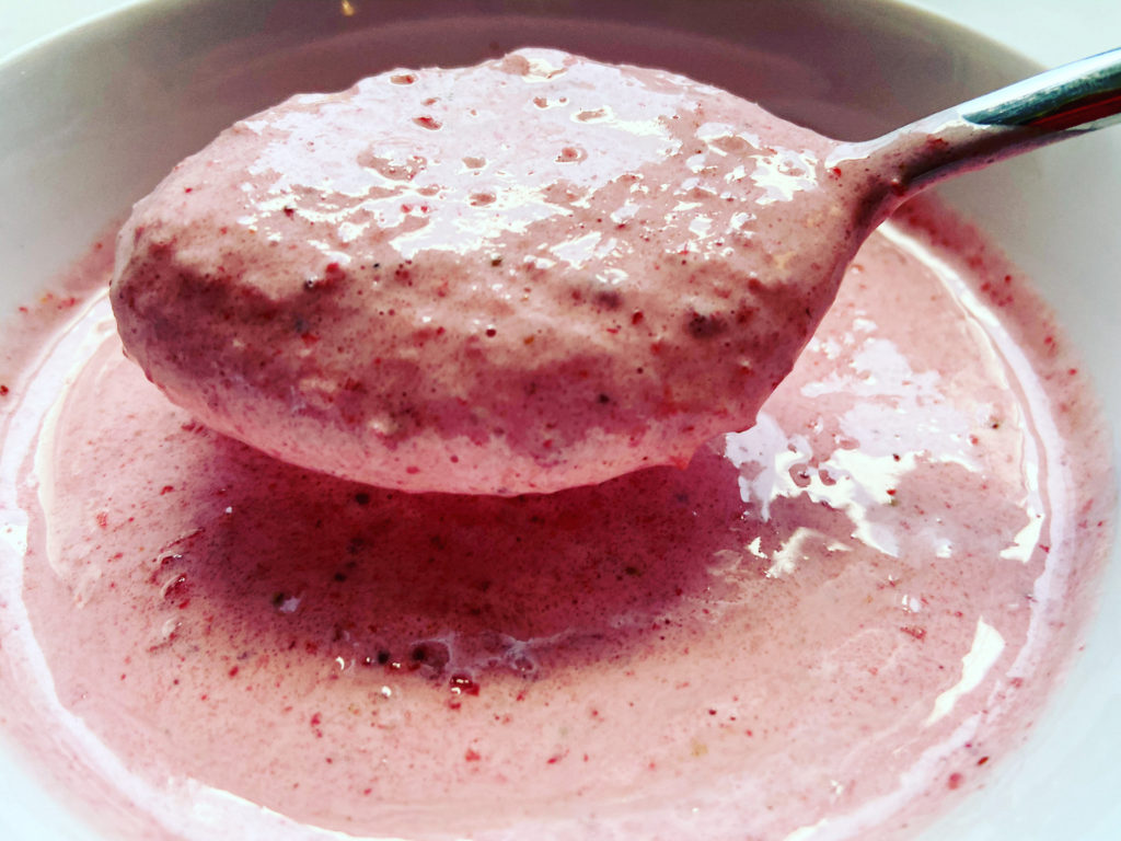 Strawberry Sesame Ice Cream from cookbook: Fresh From the Test Kitchen 2022