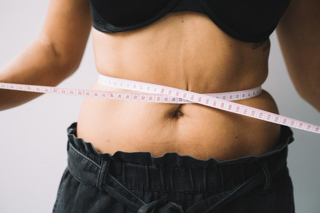 measuring waistline for PCOS fat loss