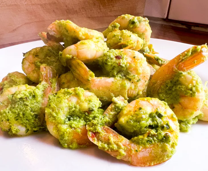 Shrimp in Herb & Oil Sauce